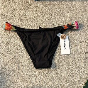 Hurley Black and Red Bikini with Vibrant Accents